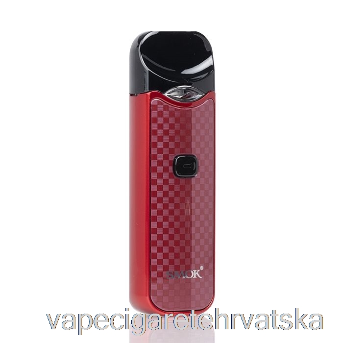 Vape Cigarete Smok Nord 15w Pod Kit Crvena Karbonska Vlakna
